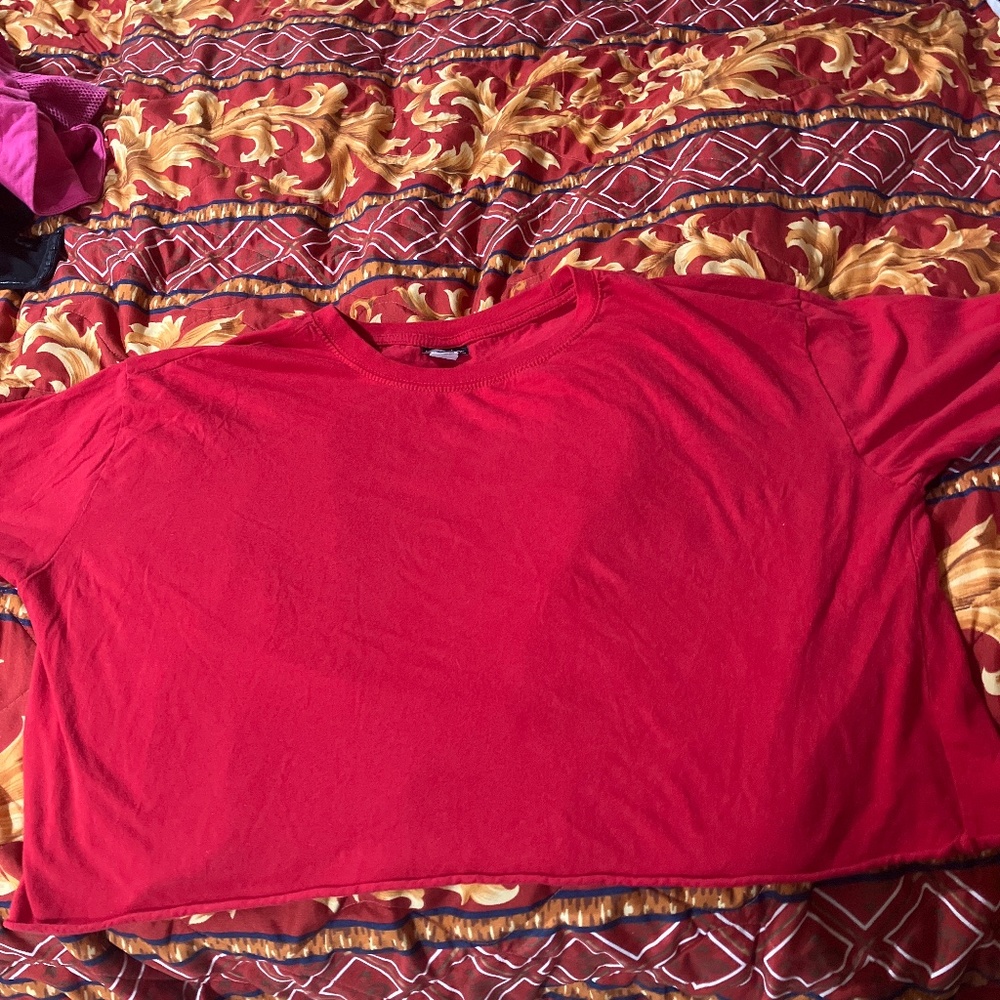 Red Crop Top
